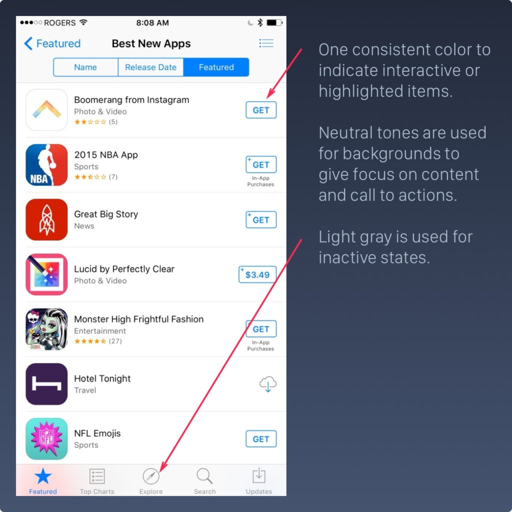 Как создавать типографику, цвета и макет для iOS